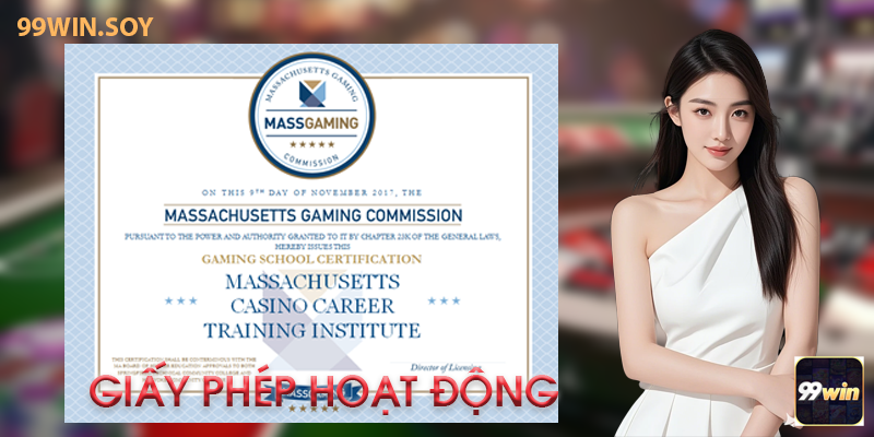 Giấy phép hoạt động 99Win là gì?
